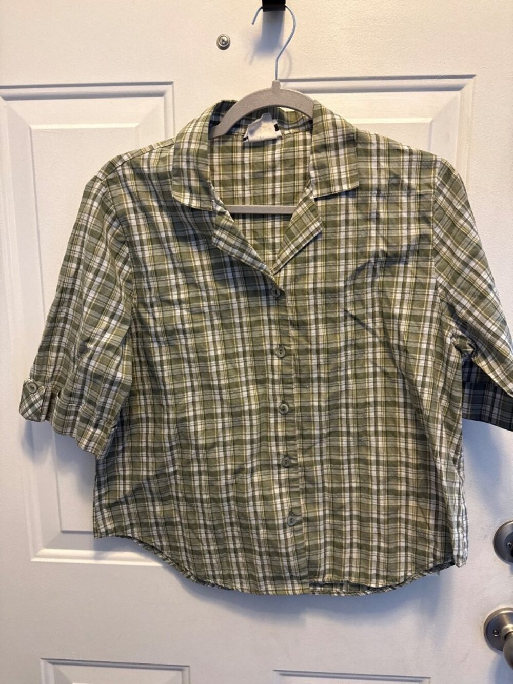 Bon Worth Crop Shirt size small